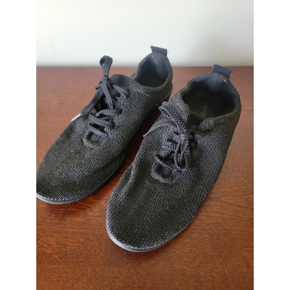 Arcopedico LS Comfort Shoe Black Size 41 Knit Upper Twin Arch Support Lace Up